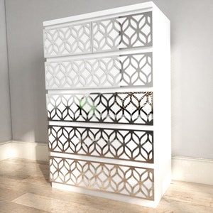 Ostersund MALM Decor, Mirrored Furniture, Furniture Panel, Furniture Decor, 1 Panel, Furniture Renovation, Mirrored Decoration