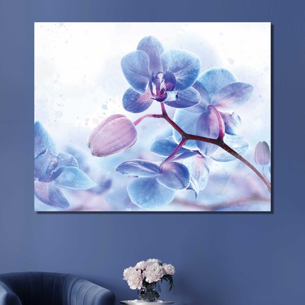Orchid Wall Art Etsy
