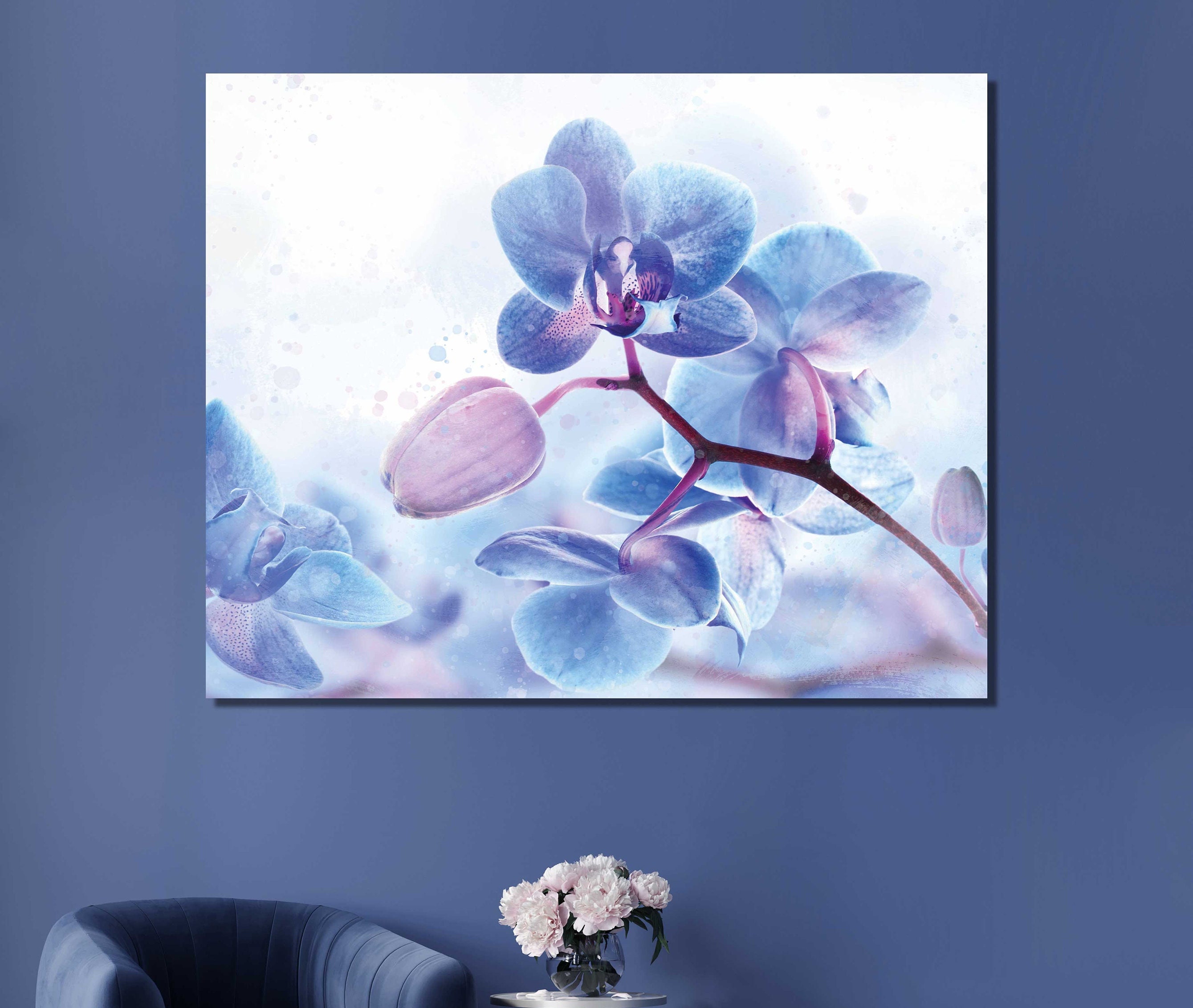 Wee Blue Coo Art Deco Portrait Woman Flower Artwork Framed Wall Art Print 9X7 Inch Ritratto Donna Fiore Parete