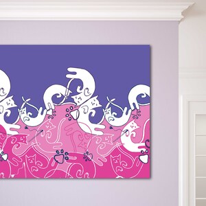 Kittens Canvas Print Wall Art, Canvas Print Home Deco, Framed Print, Decoration Wall Art Design, Concept Canvas Wall Art Style