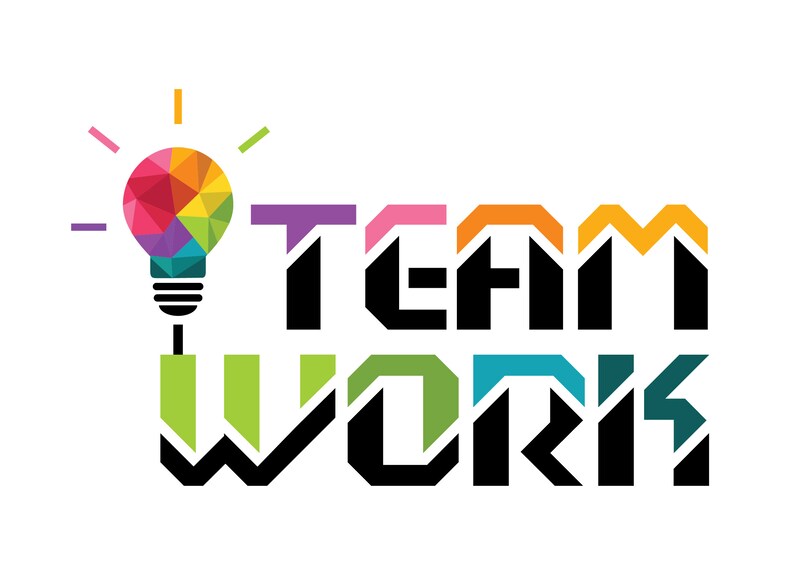 Colorful Teamwork Wall Sticker - Wall Decal Office - Inspire Colorful ...