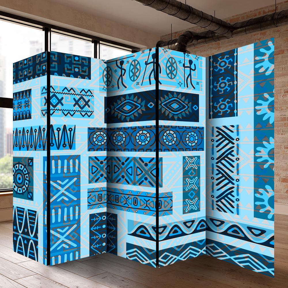 African Heritage Room Divider, Folding Screen, Room Divider - 3 and 5 ...