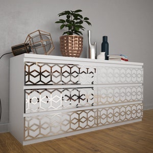 Varnamo MALM Decor, Mirrored Furniture, Furniture Panel, Furniture Decor, 1 Panel, Furniture Renovation, Mirrored Decoration