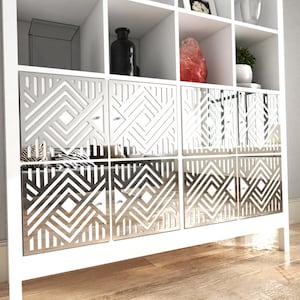 Stockholm KALLAX Decor, Mirrored Furniture, Furniture Panel, Furniture Decor, 1 Panel, Furniture Renovation, Mirrored Decoration