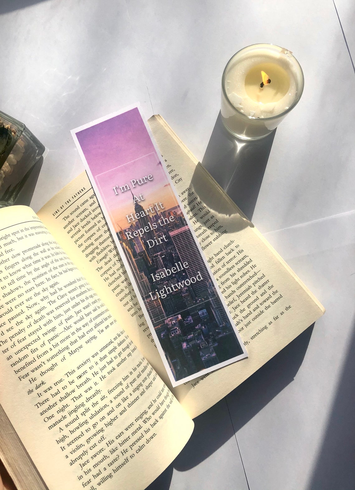 The Mortal Instruments TMI Bookmarks Etsy