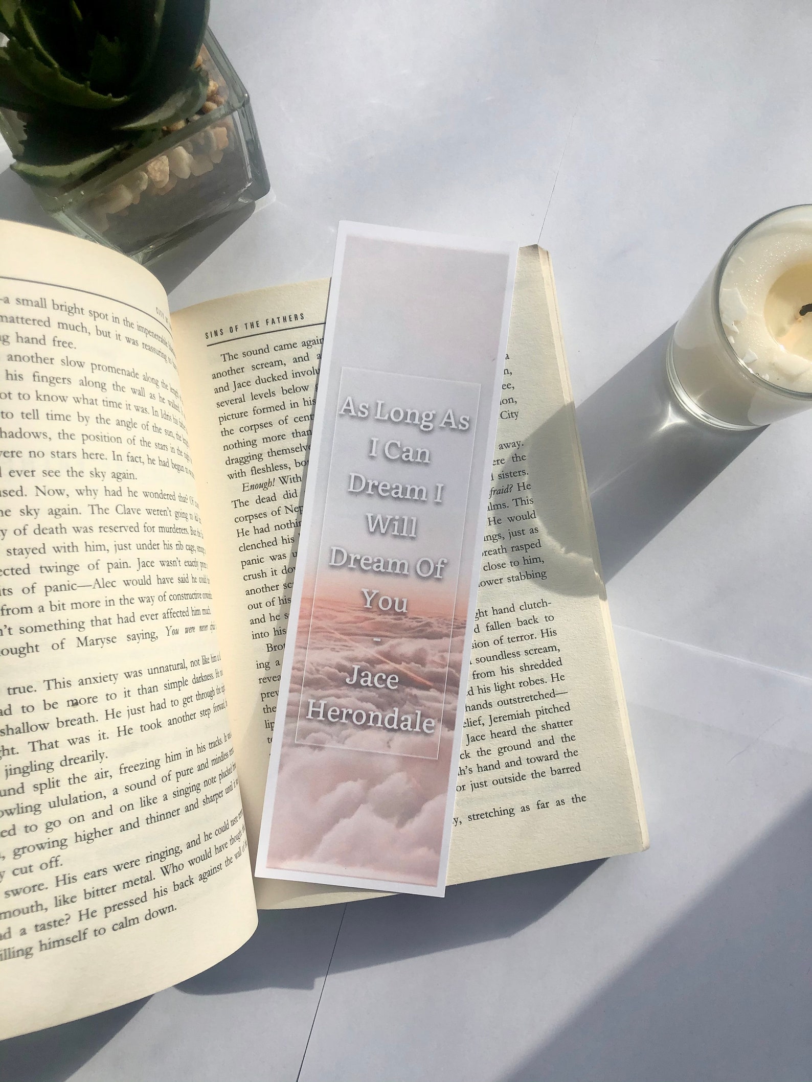 The Mortal Instruments TMI Bookmarks Etsy