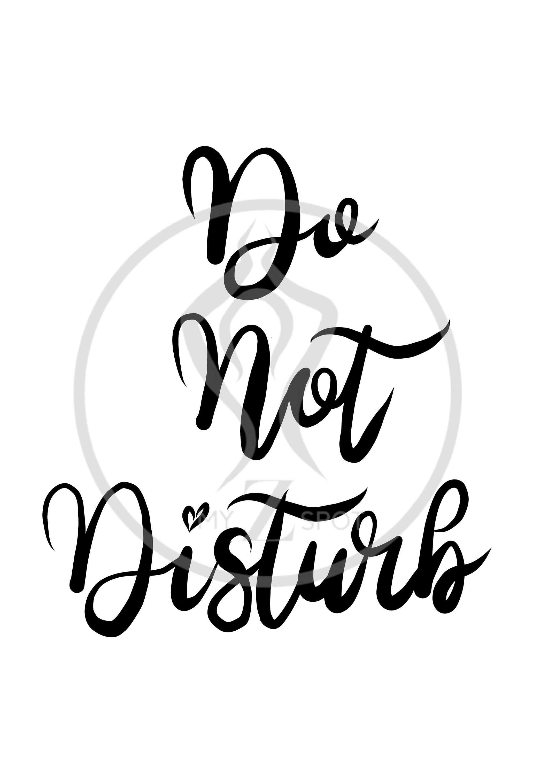Do Not Disturb Printprintable Wall Artdigital Printsinstant - Etsy UK