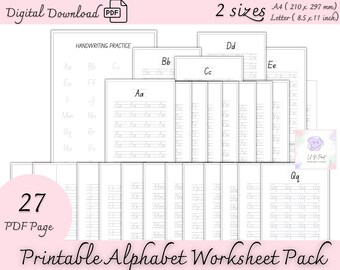 Preschool worksheet, Alphabet Worksheet, Hand writing Practice Sheet