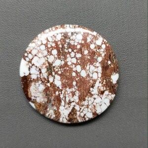 Wild Horse Cabochon Gemstone: Natural Round Semi-Precious Stone (34mm)