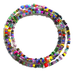 COLORFUL/Waist Beads: Handmade African Body Jewelry