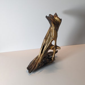 Twisted Nature Woodworking - "Erosion" Driftwood Carving - Beeswax finish - Unique Sculpture Home Decor Gift - Abstract Wooden Art