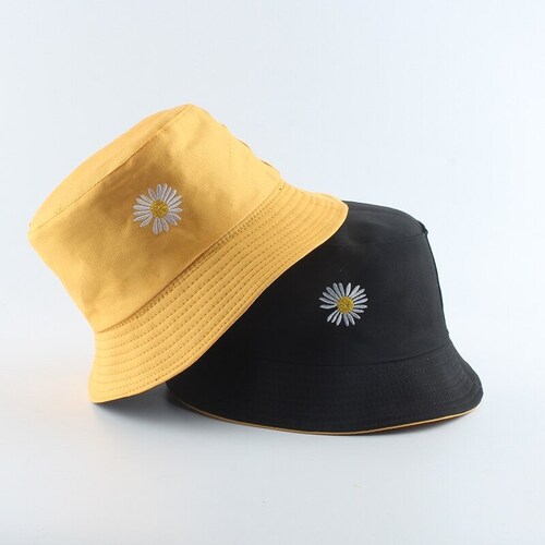 Daisy Bucket Hat Reversible Mother's Day Gift Floral Etsy