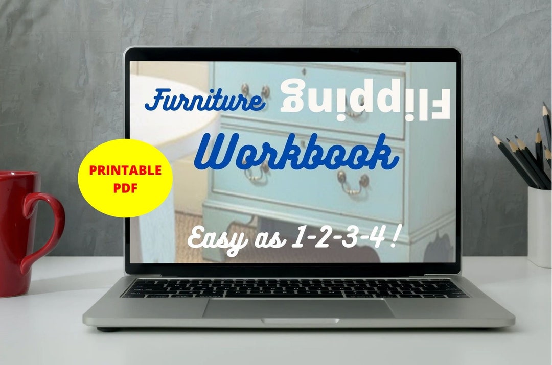 Furniture Flipping Workbook, PRINTABLE PDF, DIY Project, Project