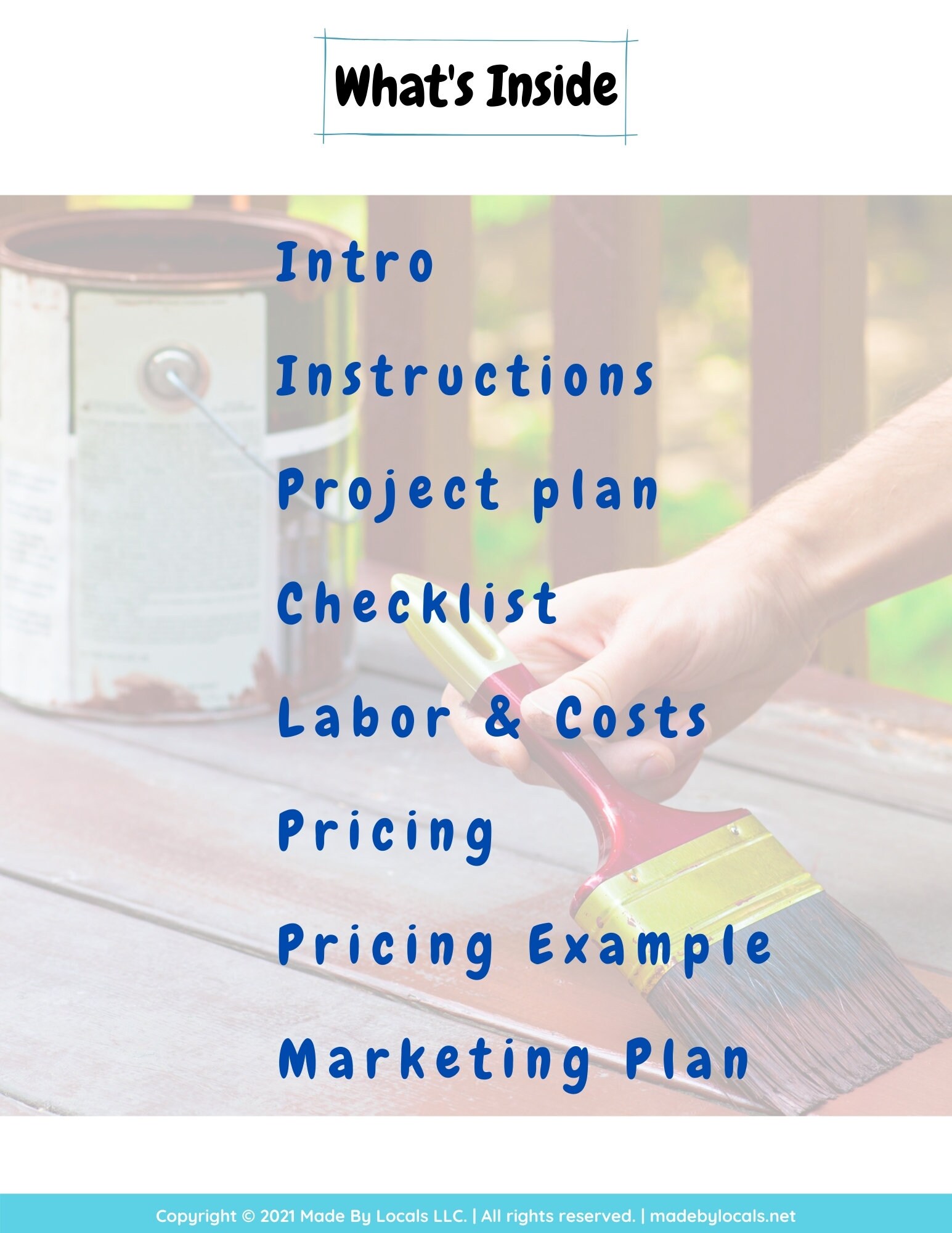 Furniture Flipping Workbook, PRINTABLE PDF, DIY Project, Project