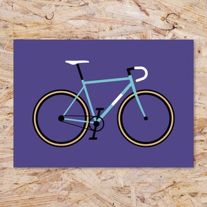 Postkarte Gravel Bike - Singlespeed, A6