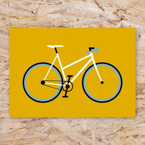 Postkarte Vintage Renner - Singlespeed, A6