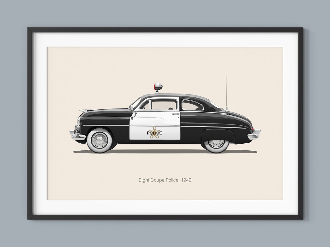 Kiddie Car 1949y GILLHAM POLICE Car #48 ミニカー - ミニカー