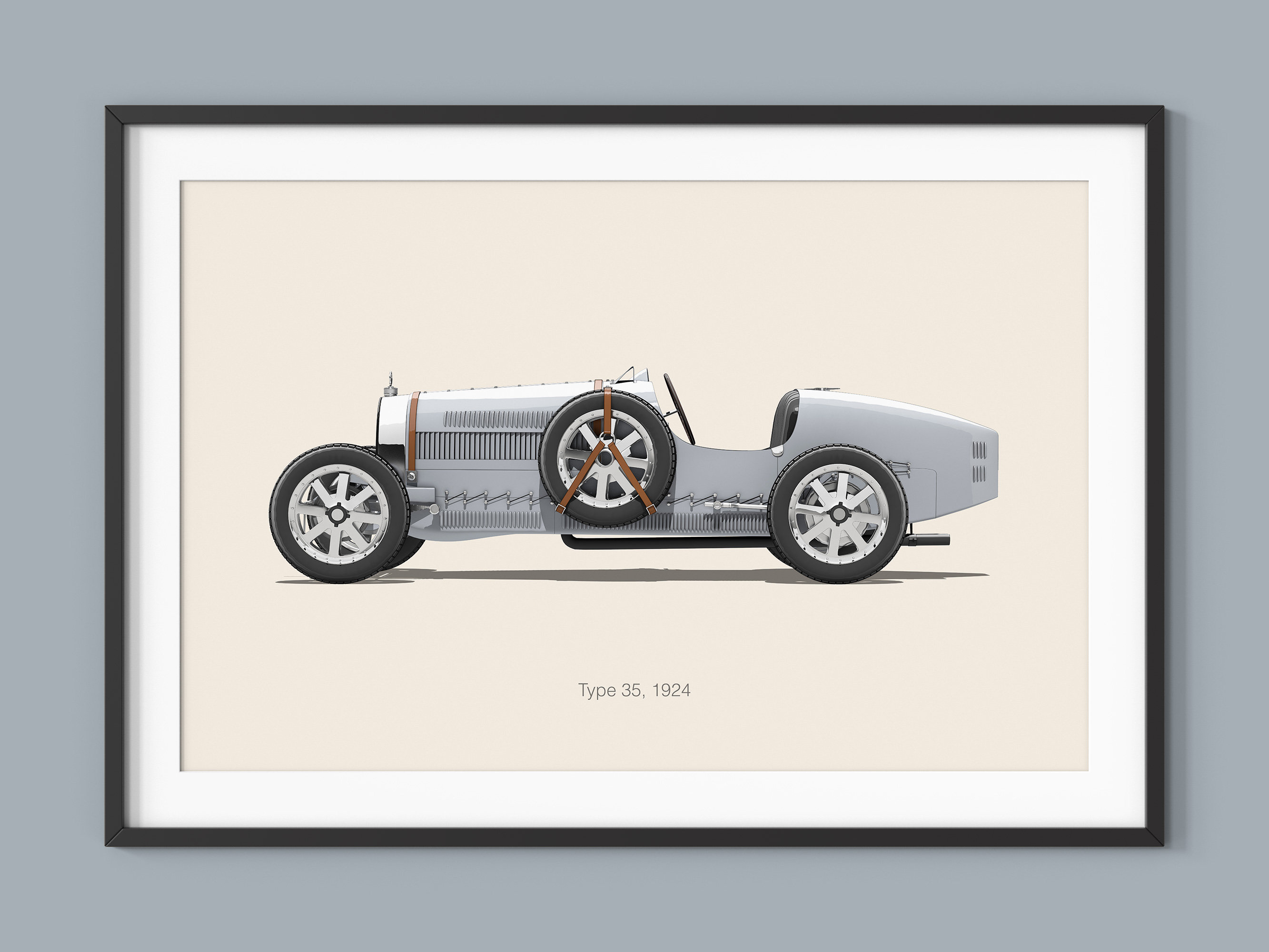 Bugatti - Type 35 1924 - Art Collection Auto - 1/8 - Voiture