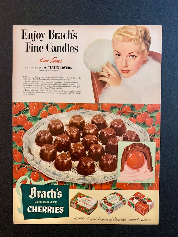 Vintage Candy Ads Several Styles 1950s and 1960s Butterfinger Baby Ruth  Brachs Original Retro Advertisements Magazine Prints 