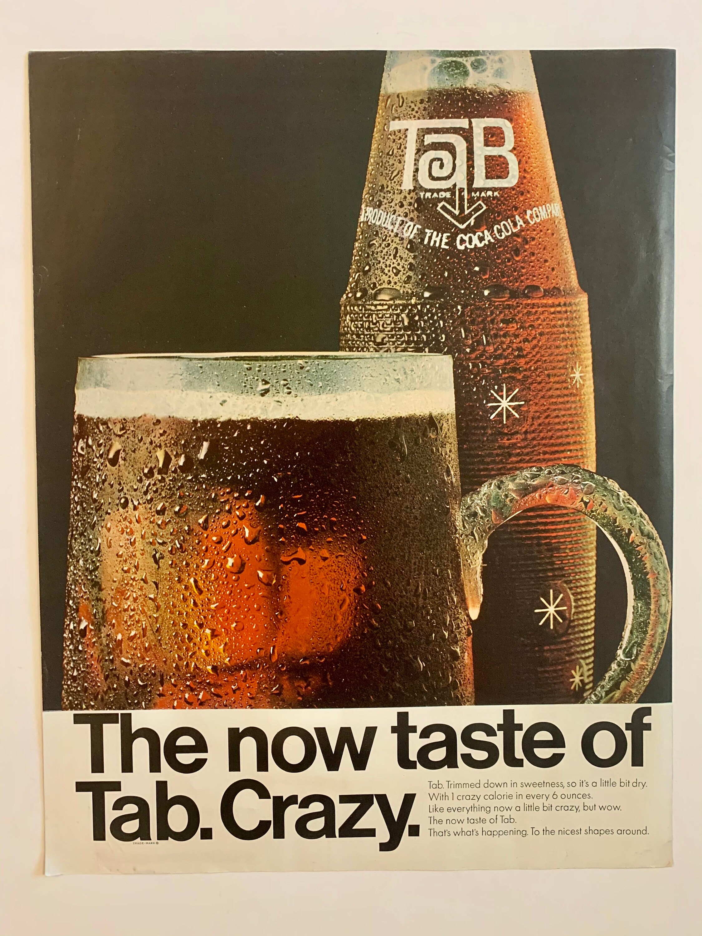 1960s Vintage Tab Cola Advertisement Several Styles To Choose Etsy