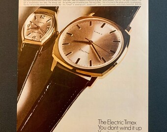 1960s Vintage Watch Advertisements Several Styles Original Retro
