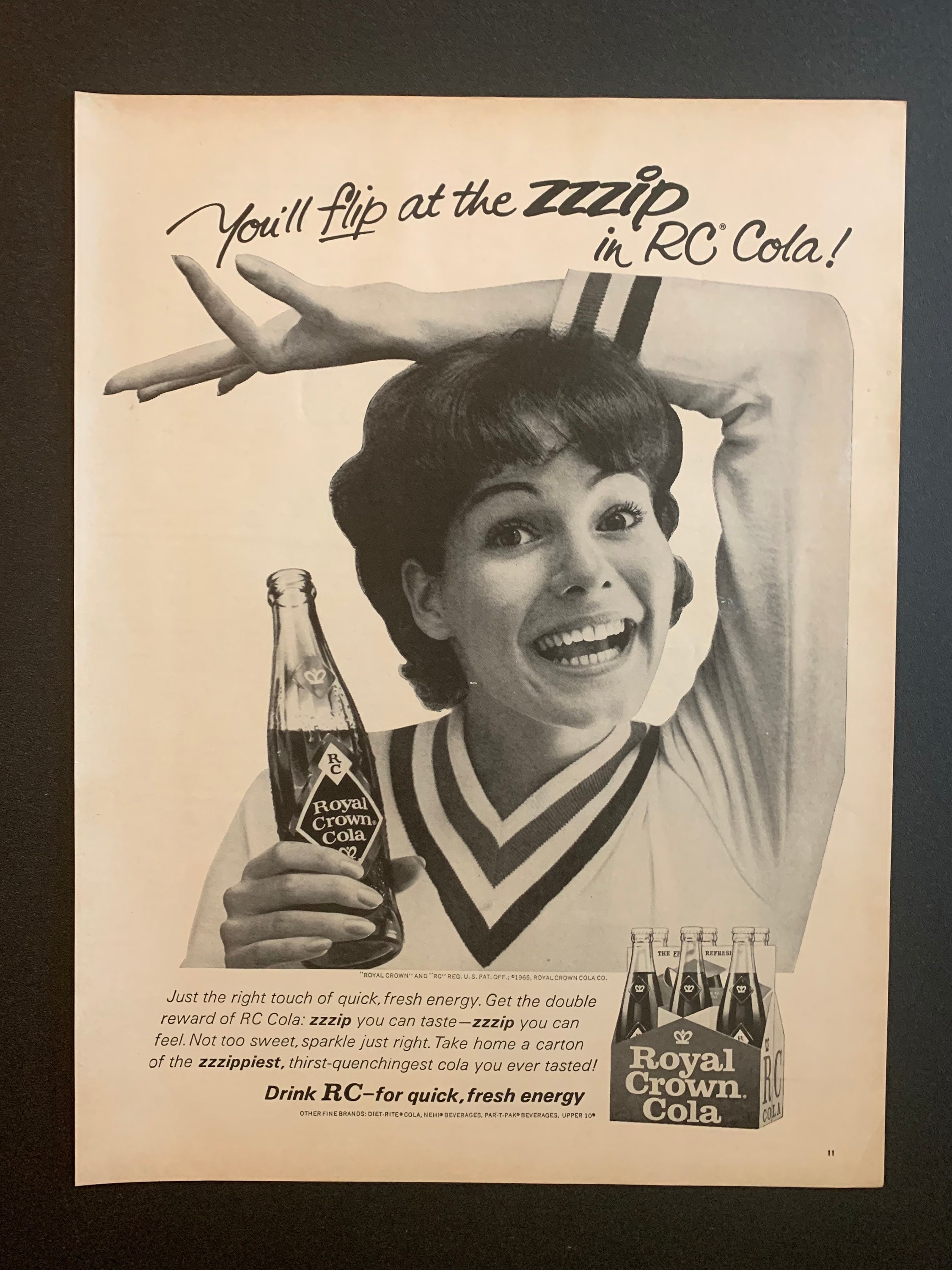 Vintage RC Cola Ads Royal Crown Cola 1950s and 1960s Etsy