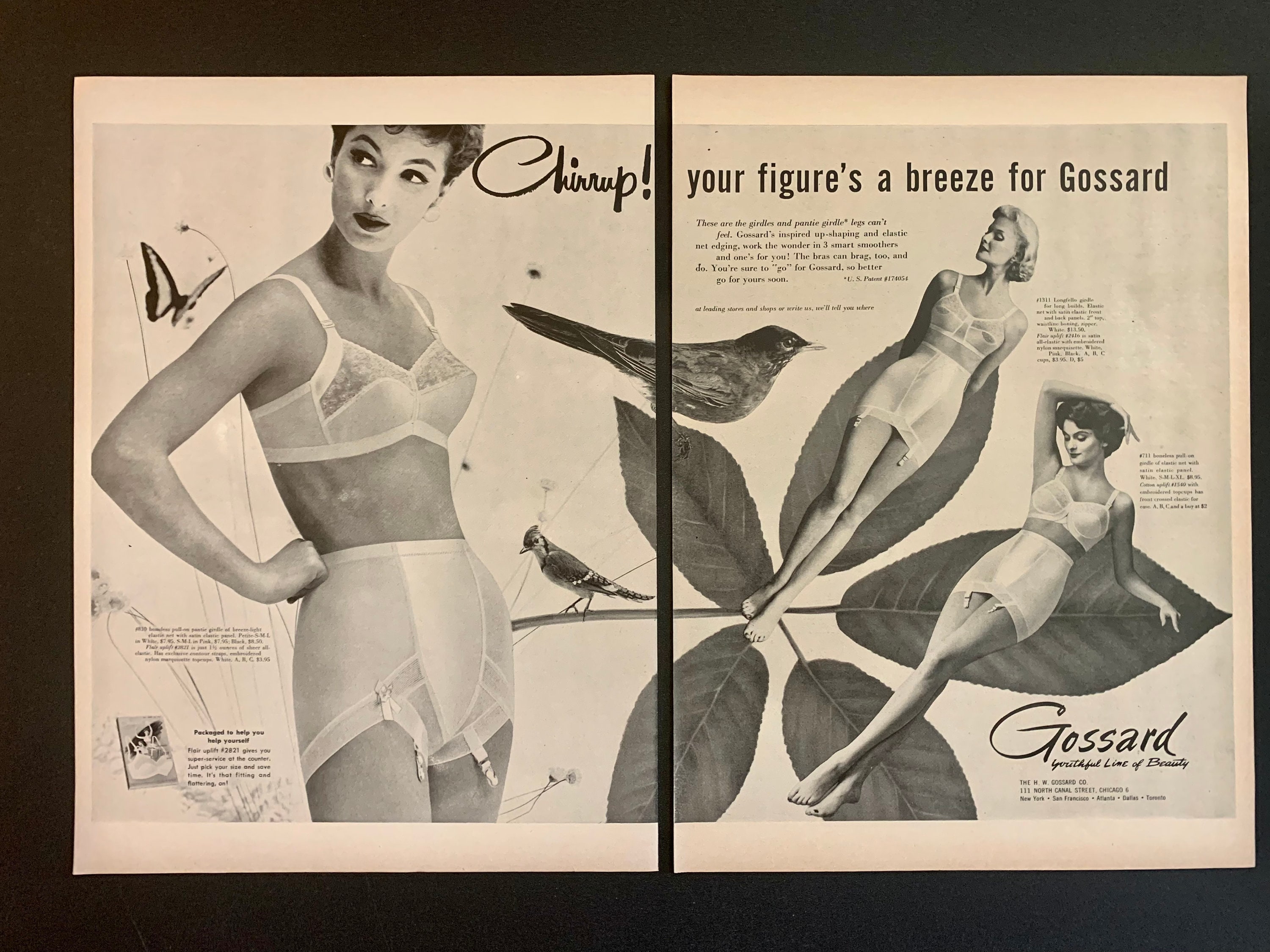1950s Bra and Girdle Ads Several Styles to Choose From Original Vintage  Retro Classic Advertisements Magazine Ads -  Canada