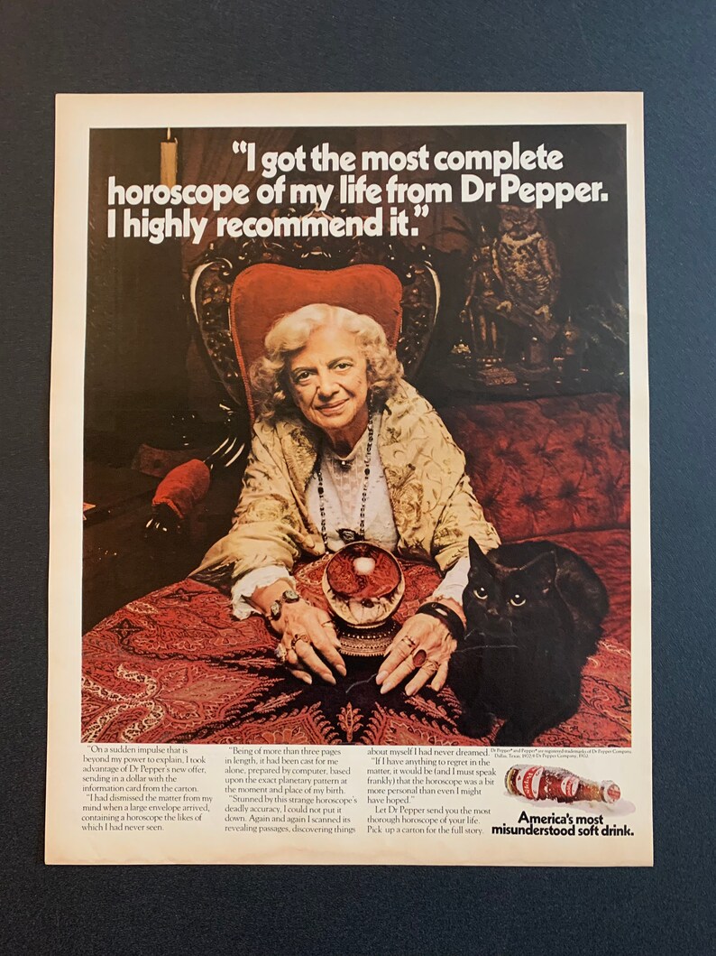 1970s Dr Pepper Ads Several Styles Original Vintage - Etsy