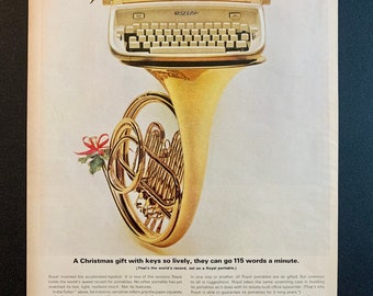 1960’s Typewriter Ads | Several Styles | Original Vintage Retro Classic Advertisements Magazine Print Advertising Ads