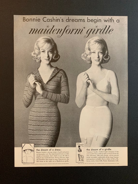1960s Maidenform Bra and Girdle Advertisements Several Styles to Choose  From Original Vintage Retro Classic Advertisement Magazine Ads -   Finland