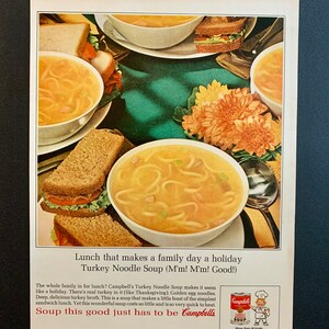 Vintage Campbells Soup Ads Several Styles 1950s and - Etsy