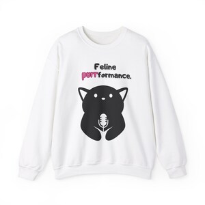 Unisex Heavy Blend™ Crewneck Sweatshirt feline purrformance