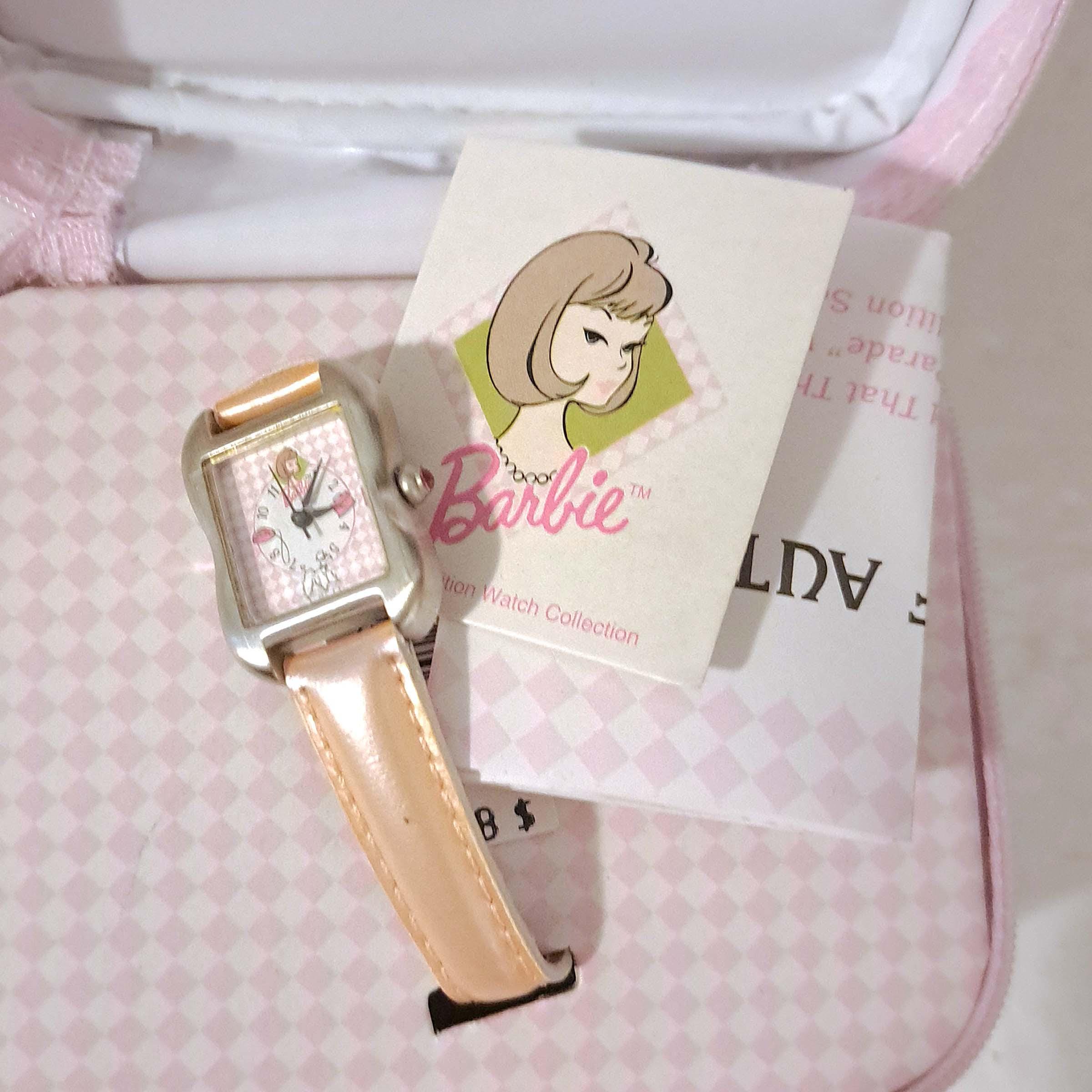1996 Vintage Fossil Poodle Parade Barbie Watch Set - Etsy display picture 1