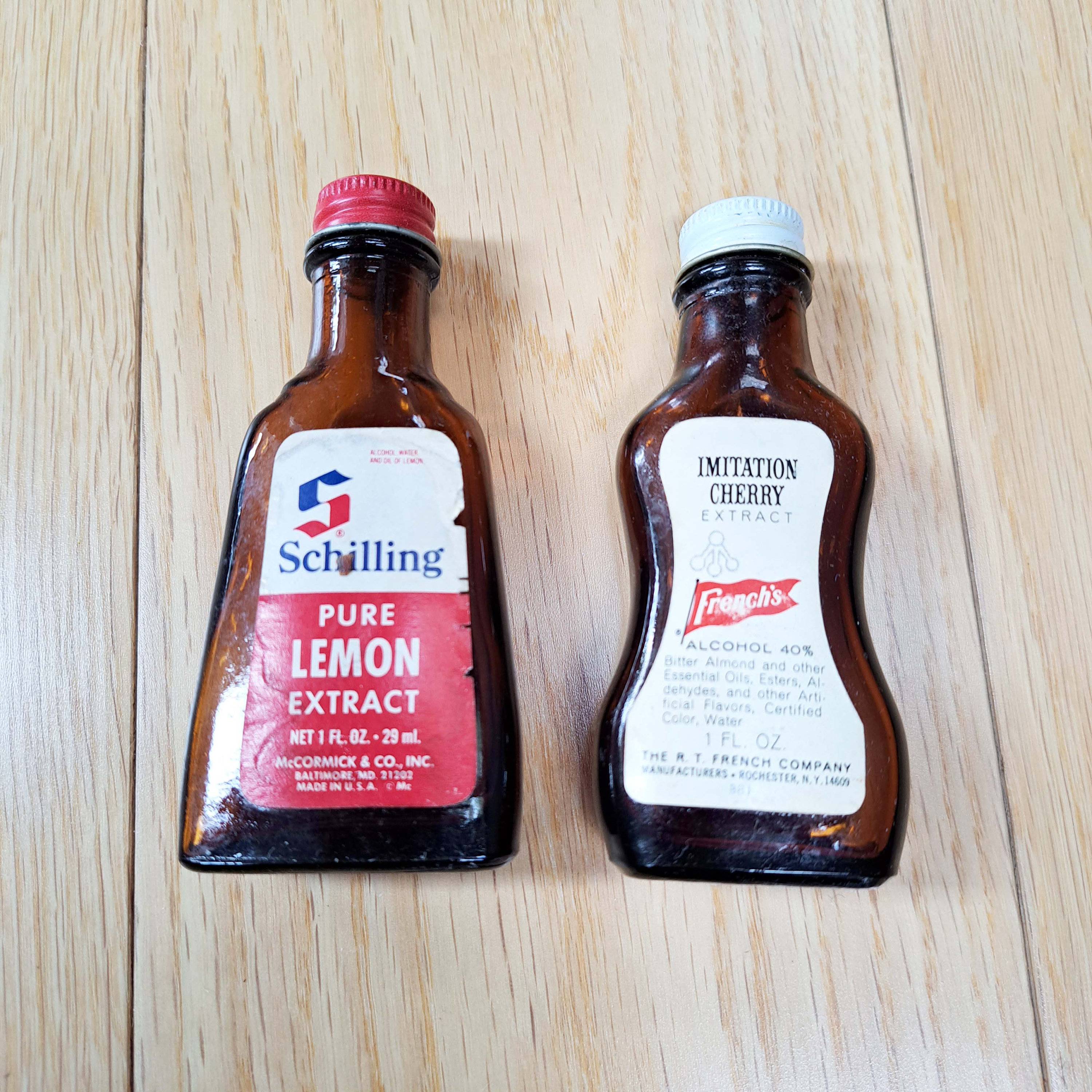 Vintage Schilling Extract Bottles - Etsy