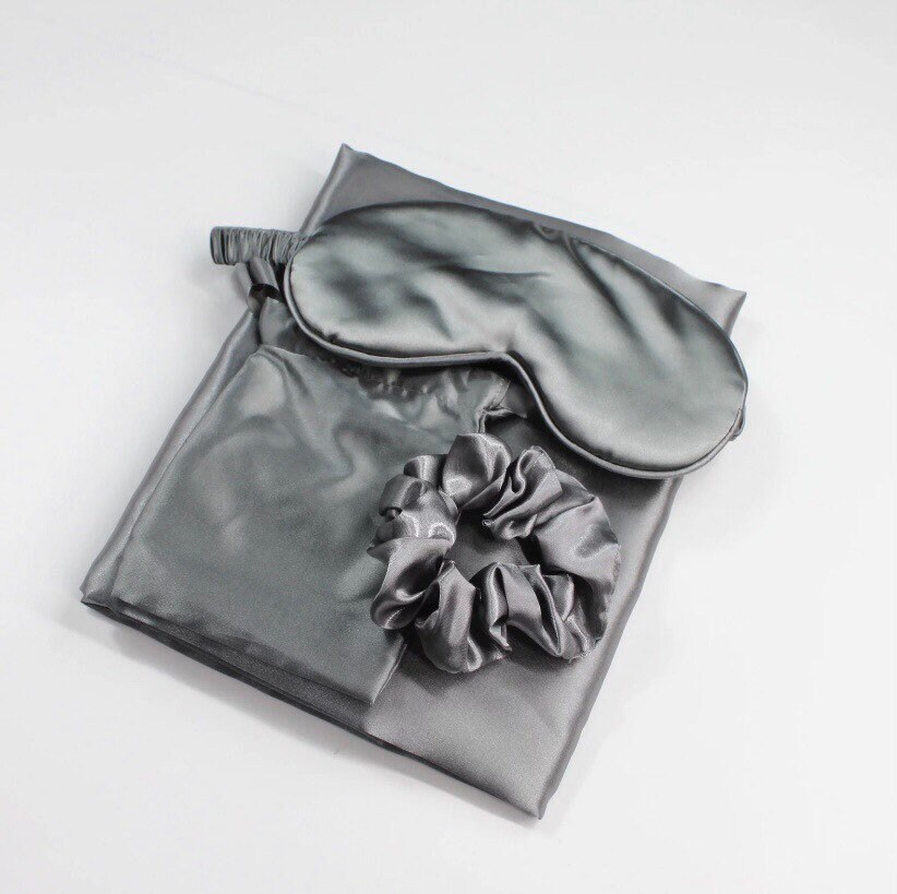 Luxury Satin Sleep Set / Pillowcase and Eye Mask Set Etsy UK