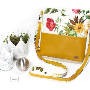 Bag, shoulder bag, handbag &quot;Nea&quot; in yellow