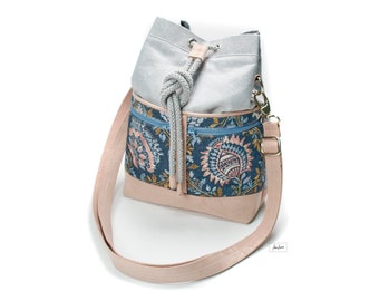 Kleine Rucksacktasche Enna "Ornament", Tasche, Rucksack, Handtsche, Bag, Umhängetasche, Schultertasche, Shoulderbag