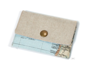 Minigeldbörse "Der kleine Weltbeutel Sand", Miniportemonnaie, Geldbörse, Börse, Tasche, Portemonnaie, Etui, Pouch, Hosentaschenportemonnaie
