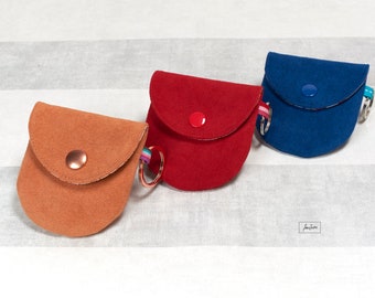 Wallet, mini wallet, wallet, various colors, key case, pouch