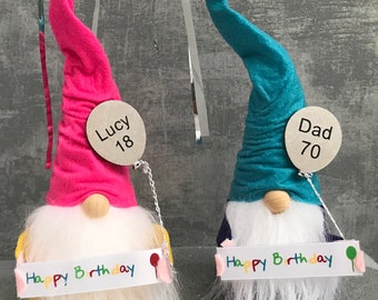 Birthday gonk gnome personalised gift
