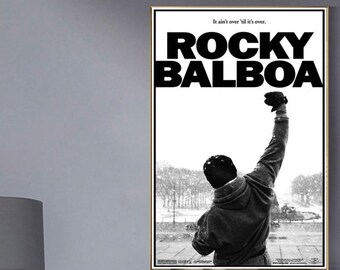 1985 American Sylvester Stallone sports film Rocky balboa IV Movie Poster oil painting Wall Art Painting Canvas Painting