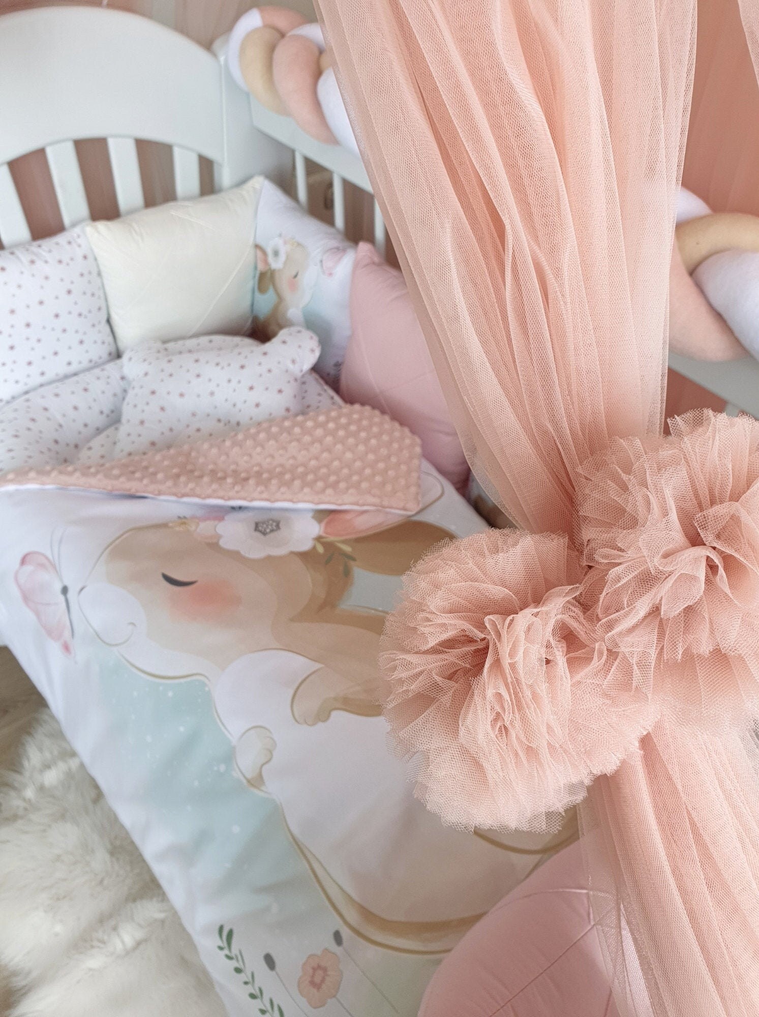 Luxus Baldachin Bett für Mädchen und Jungen Baldachin Krippe | Etsy