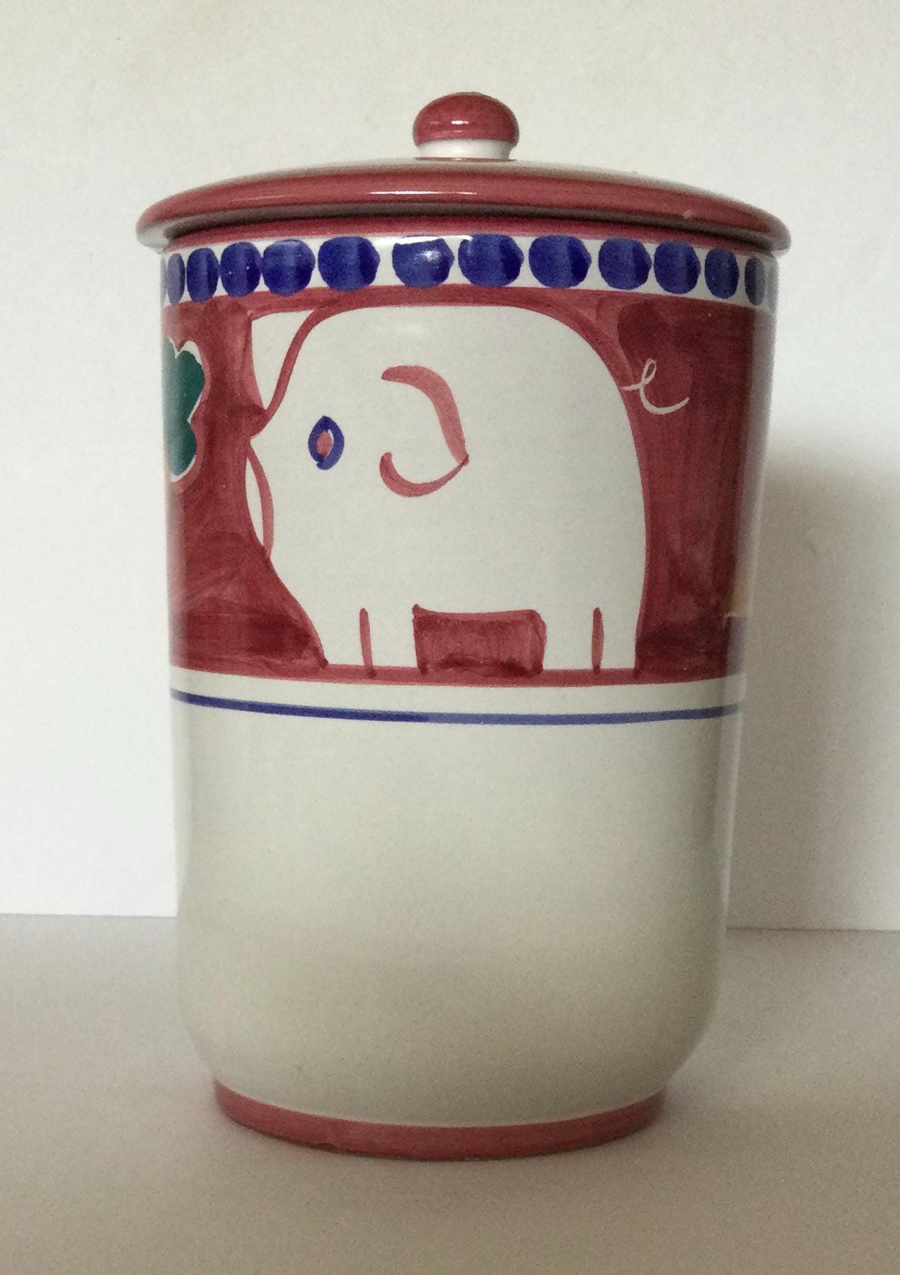 Campagna Solimene Vietri lidded Canister
