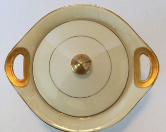 Vintage Theodore Haviland Brookfield New York  8” Candy Dish