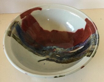 Studio Art Pottery Decorative Serving Bowl