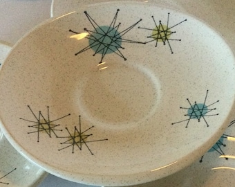 Vintage 1950’s Franciscan Starburst Saucer.