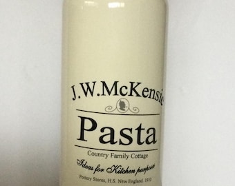JW McKensie Pasta Canister