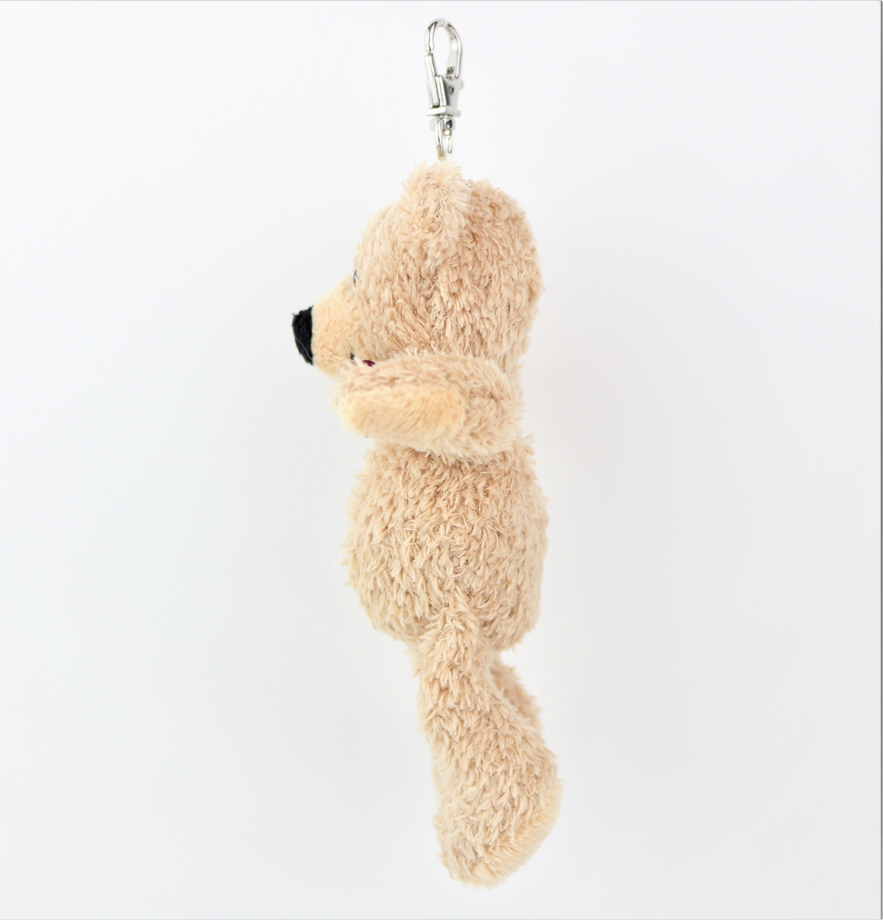 Teddy Bear Keychain Beige Small Teddy Soft Toy Key Chain Accessory Bag