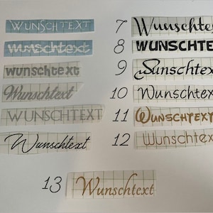 große Beschriftungen/Wunschtexte/Aufkleber/Namen/Sprüche/Personalisierbar