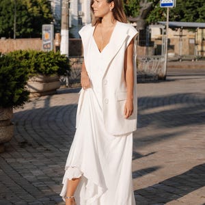 Elegant women dress, silk slip dress, viscose dress, long white dress, vintage slip style, romantic dress, lace slip dress, lace maxi gown
